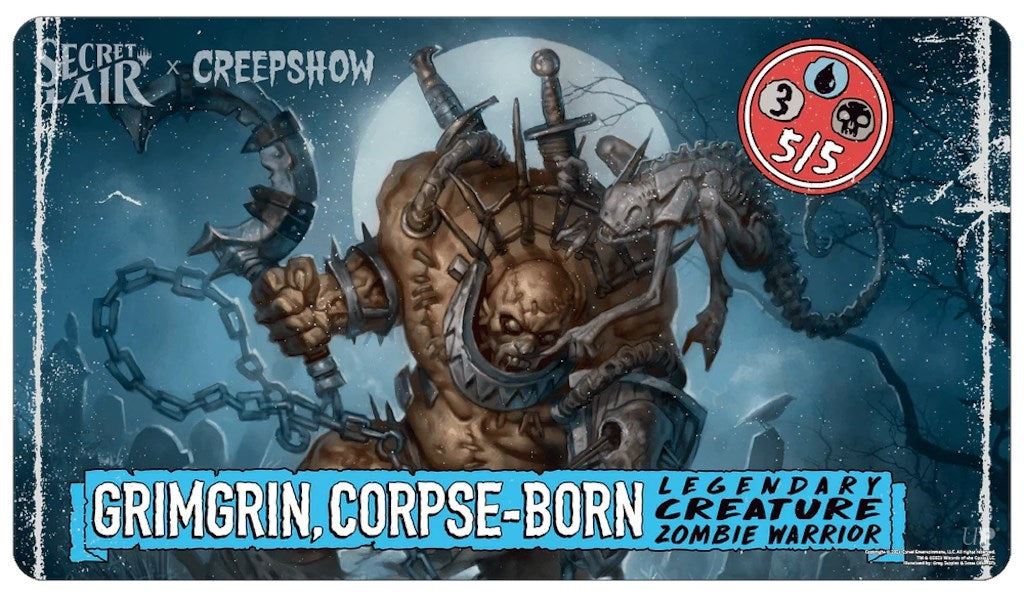 Image for Secret Lair Spookydrop 2023: Grimgrin, Corpse-Born Standard Gaming Playmat for Magic: The Gathering - Playmats