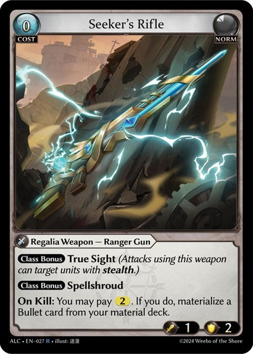 Image for Seeker's Rifle (027) (Alchemical Revolution) (ALC) - Grand Archive TCG