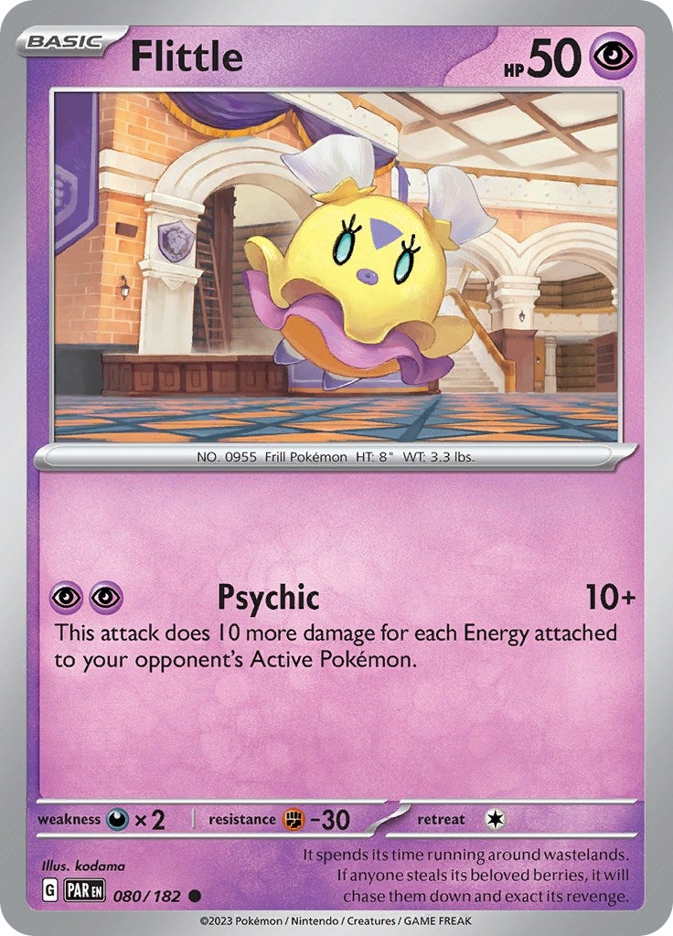 Image for Flittle (080/182) (SV04: Paradox Rift) - Pokemon