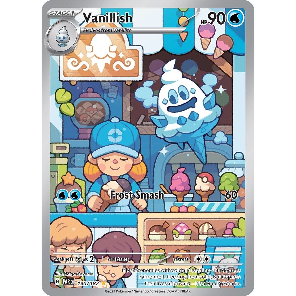 Vanillish (190/182) (SV04: Paradox Rift) - PokeBox USA