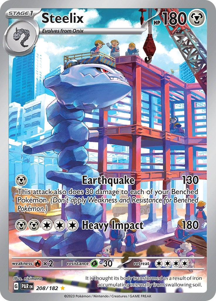 Steelix (208/182) (SV04: Paradox Rift) - PokeBox USA