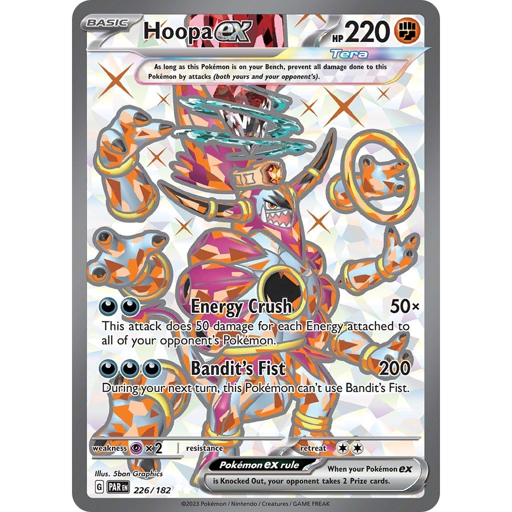 Hoopa ex (226/182) (SV04: Paradox Rift) - PokeBox USA