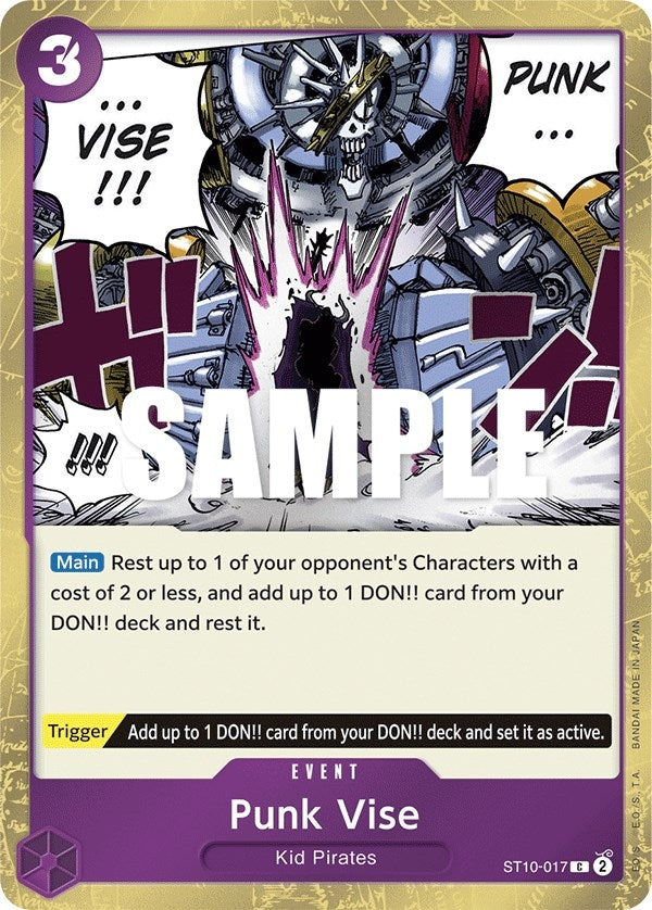 Image for Punk Vise (ST10-017) (Ultra Deck: The Three Captains) (ST-10) - One Piece Card Game