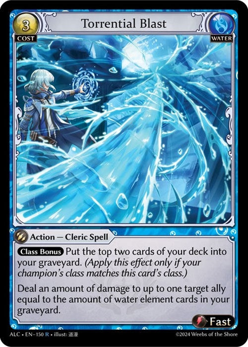 Image for Torrential Blast (150) (Alchemical Revolution) (ALC) - Grand Archive TCG