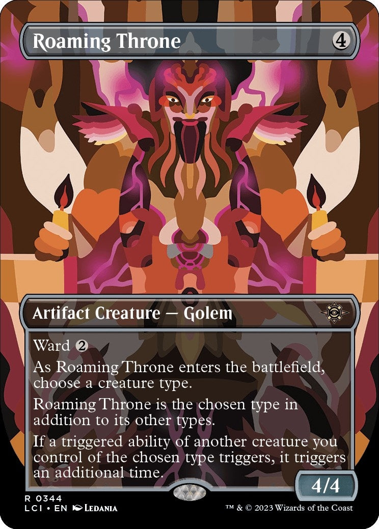 Roaming Throne (Borderless) (344) (The Lost Caverns of Ixalan)