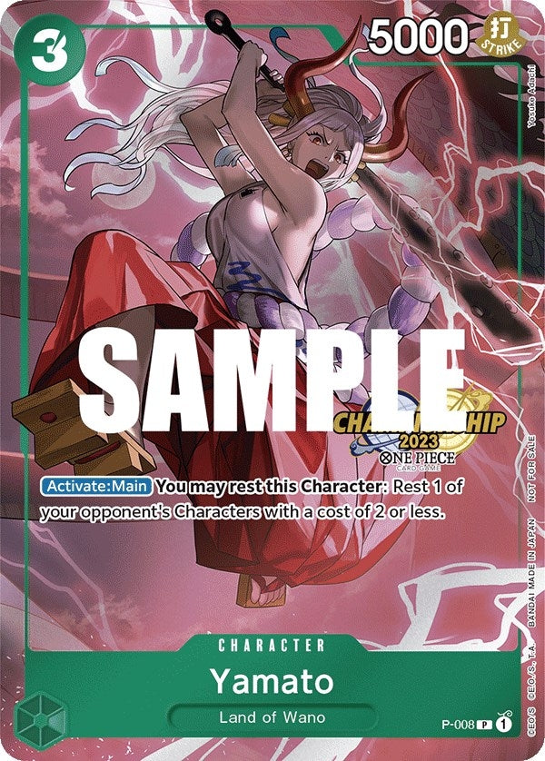Image for Yamato (CS 2023 Celebration Pack) (P-008) (One Piece Promotion Cards) (OP-PR) - One Piece Card Game