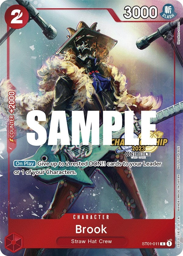 Image for Brook (CS 2023 Celebration Pack) (ST01-011) (One Piece Promotion Cards) (OP-PR) - One Piece Card Game