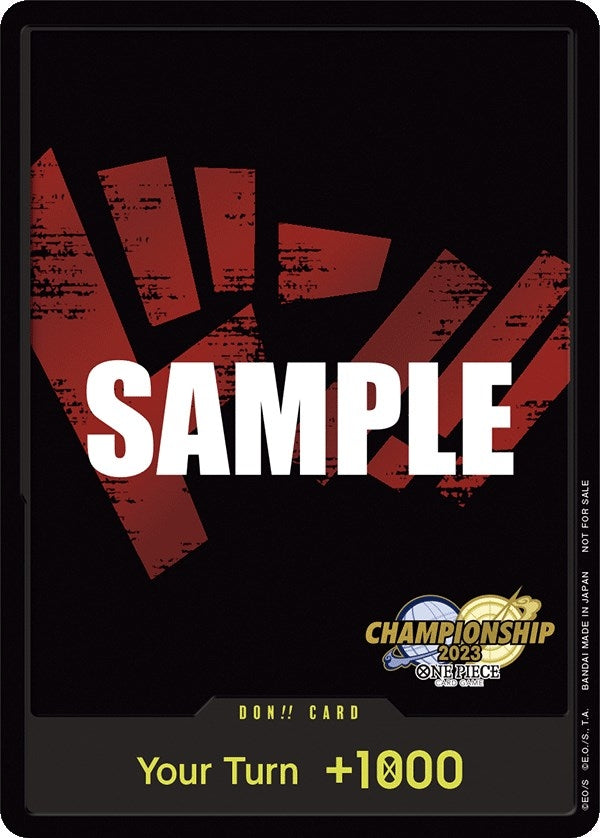 Image for DON!! Card (CS 2023 Celebration Pack) (One Piece Promotion Cards) (OP-PR) - One Piece Card Game