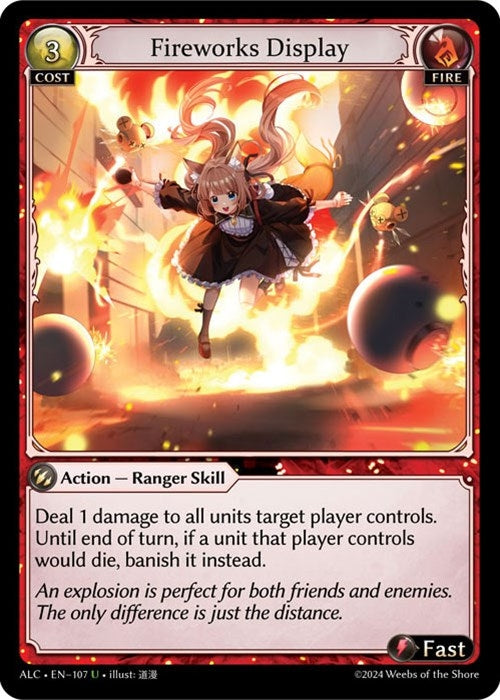 Image for Fireworks Display (107) (Alchemical Revolution) (ALC) - Grand Archive TCG