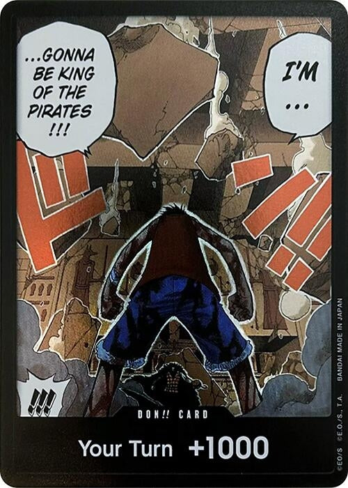 Image for DON!! Card (Luffy vs. Crocodile) (Devil Fruits Collection Vol. 1) (One Piece Promotion Cards) (OP-PR) - One Piece Card Game