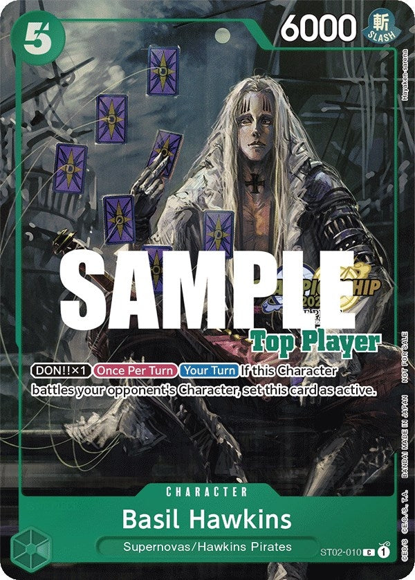 Image for Basil Hawkins (CS 2023 Top Players Pack) (ST02-010) (One Piece Promotion Cards) (OP-PR) - One Piece Card Game