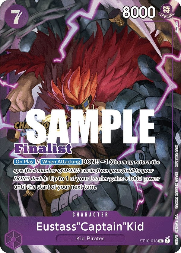 Image for Eustass"Captain"Kid (CS 2023 Top Players Pack) [Finalist] (ST10-013) (One Piece Promotion Cards) (OP-PR) - One Piece Card Game
