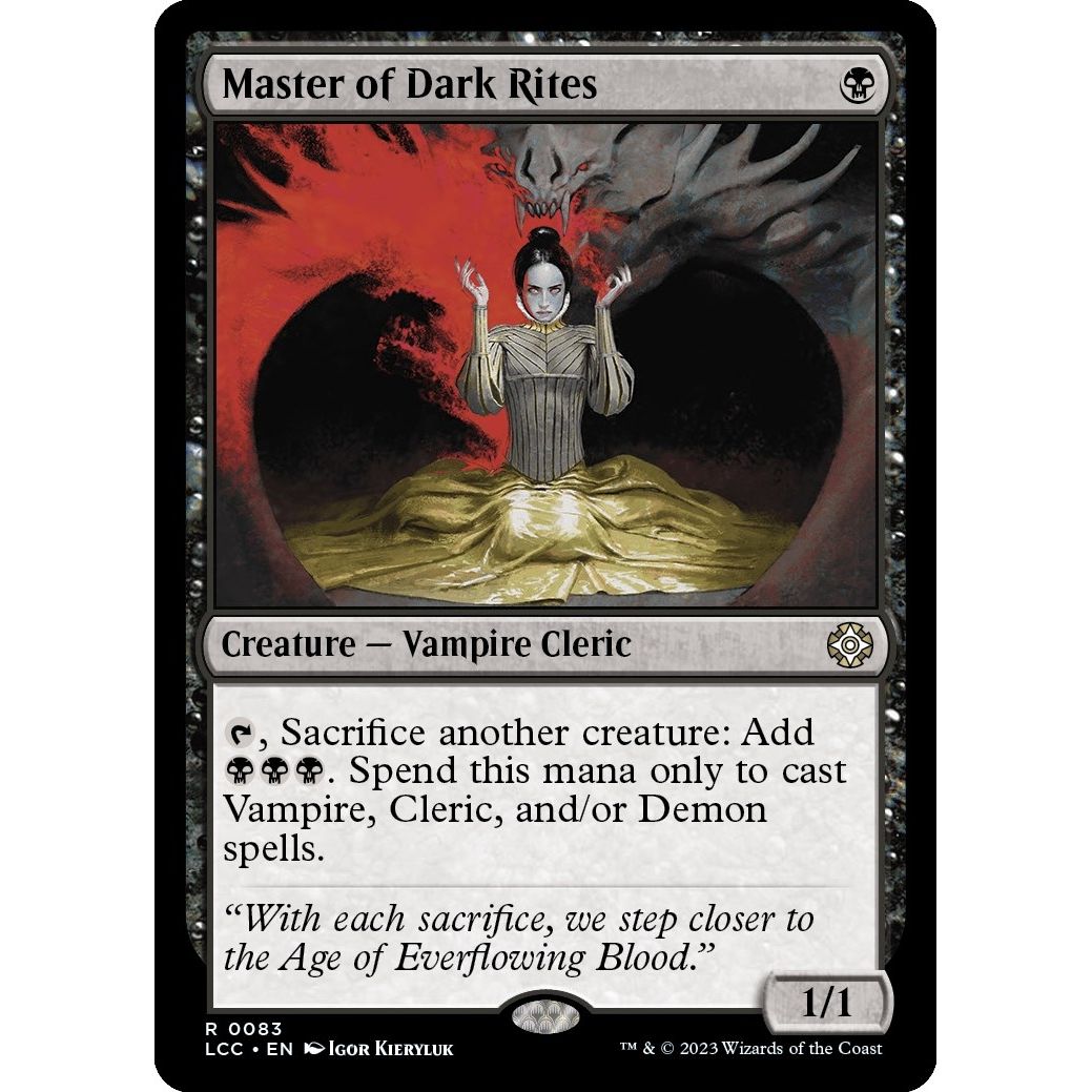 Master of Dark Rites (83) (The Lost Caverns of Ixalan) - PokeBox USA