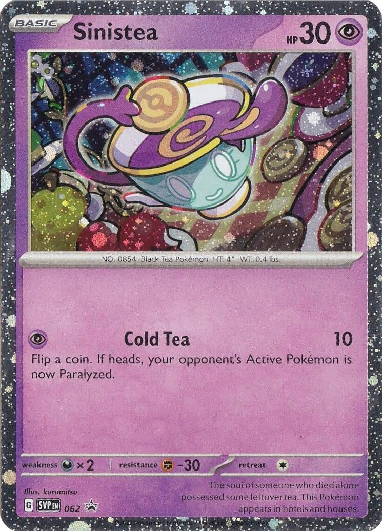 Image for Sinistea - 062 (062) (SV: Scarlet & Violet Promo Cards) (SVP) - Pokemon