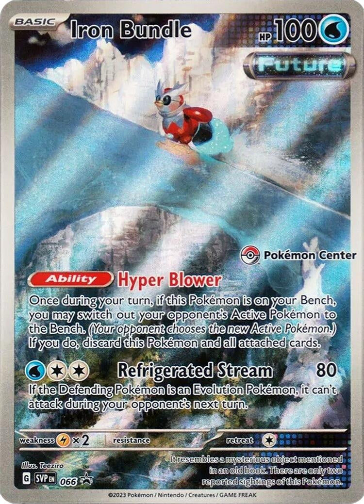 Image for Iron Bundle - 066 (Pokemon Center Exclusive) (066) (SV: Scarlet & Violet Promo Cards) (SVP) - Pokemon