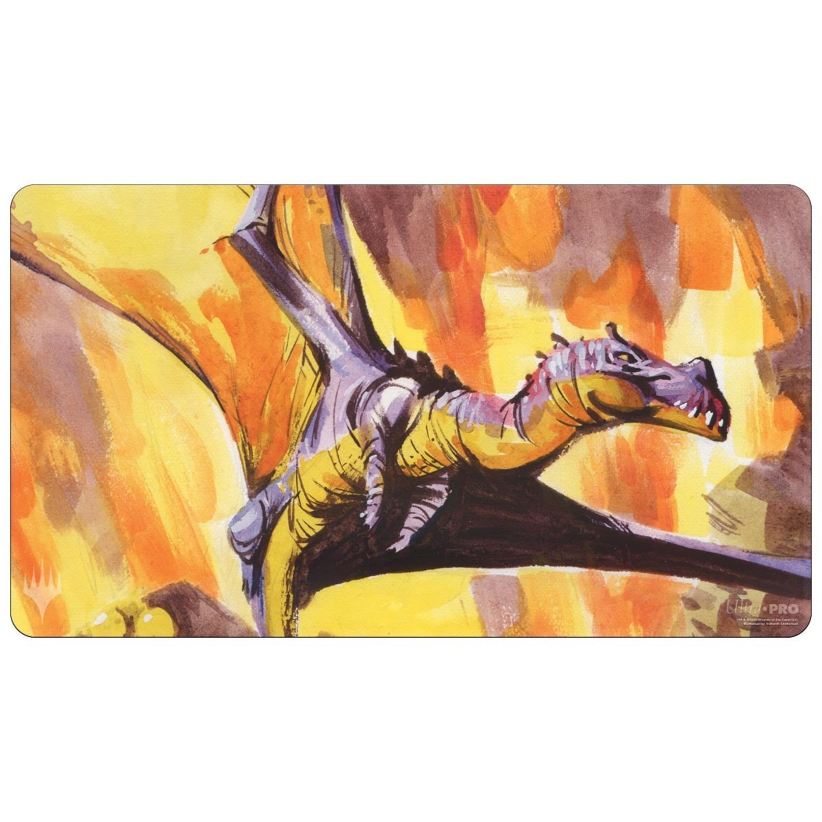 Image for The Lost Caverns of Ixalan Bonehoard Dracosaur Standard Gaming Playmat for Magic: The Gathering - Playmats