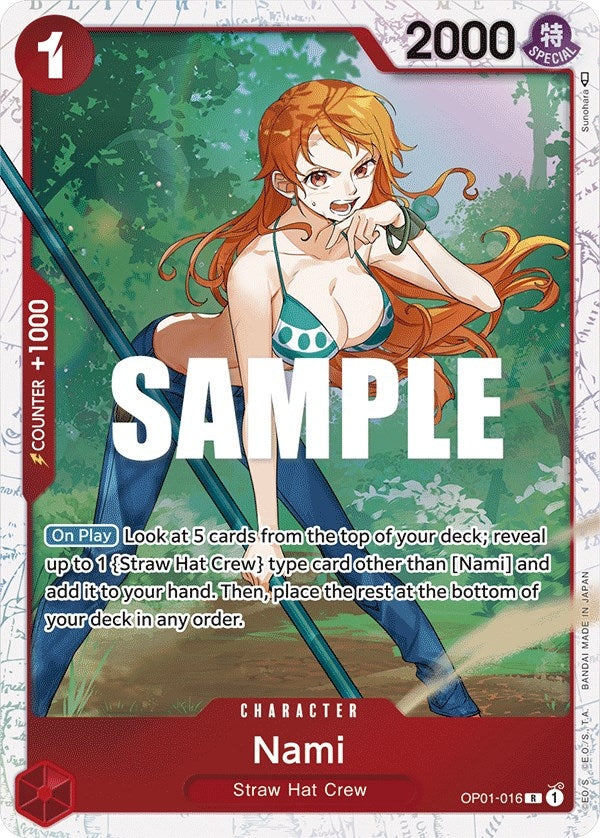 Image for Nami - OP01-016 (Ultra Deck: The Three Captains) (OP01-016) (One Piece Promotion Cards) (OP-PR) - One Piece Card Game