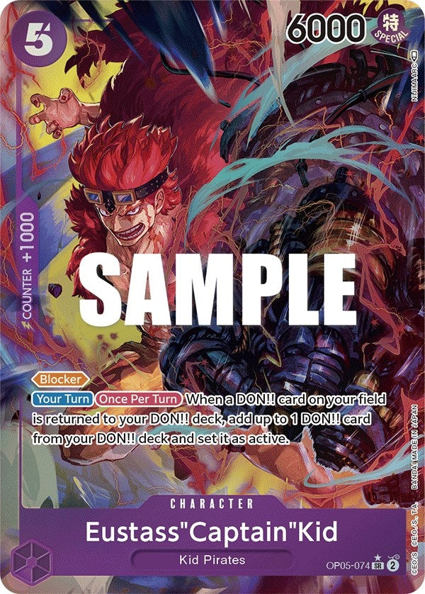 Image for Eustass"Captain"Kid (Alternate Art) (OP05-074) (Awakening of the New Era) (OP05) - One Piece Card Game