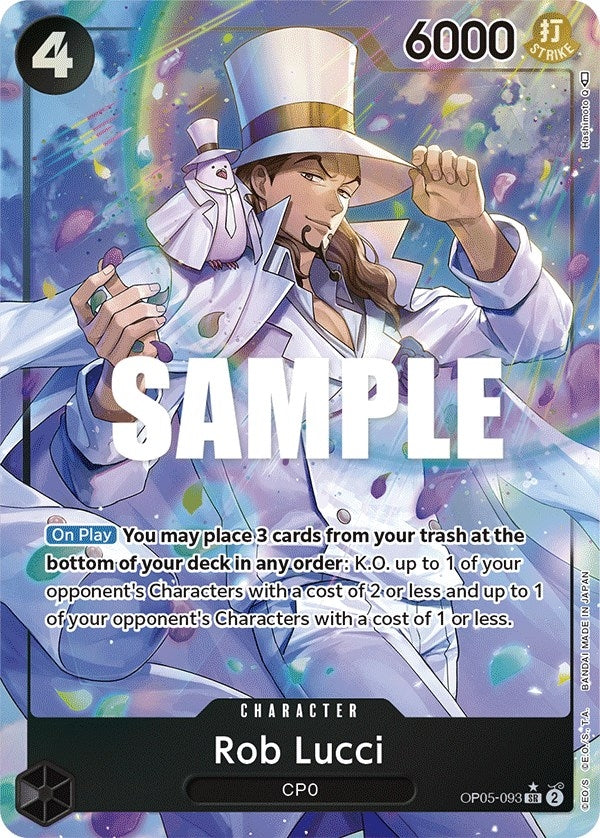 Image for Rob Lucci (093) (Alternate Art) (OP05-093) (Awakening of the New Era) (OP05) - One Piece Card Game