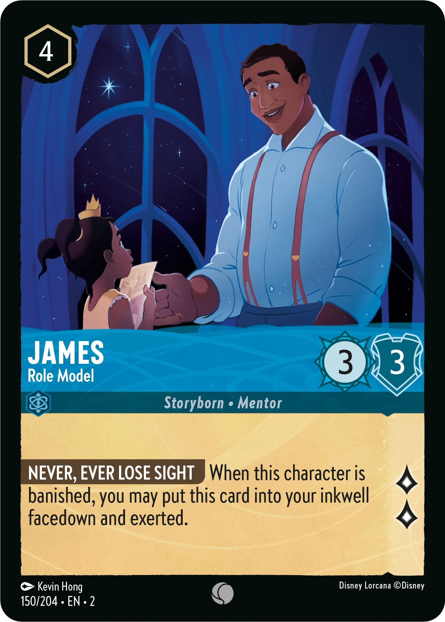 Image for James - Role Model (150/204) (Rise of the Floodborn) (2) - Disney Lorcana