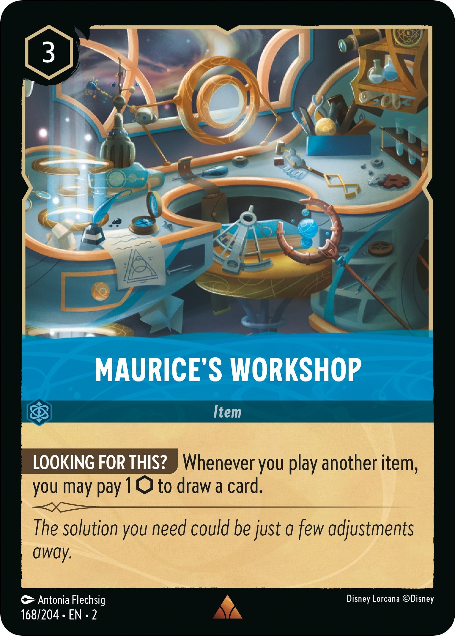 Image for Maurice's Workshop (168/204) (Rise of the Floodborn) (2) - Disney Lorcana
