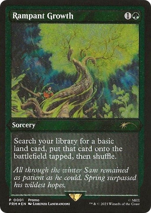 Rampant Growth (Foil Etched) (1) (WPN & Gateway Promos)