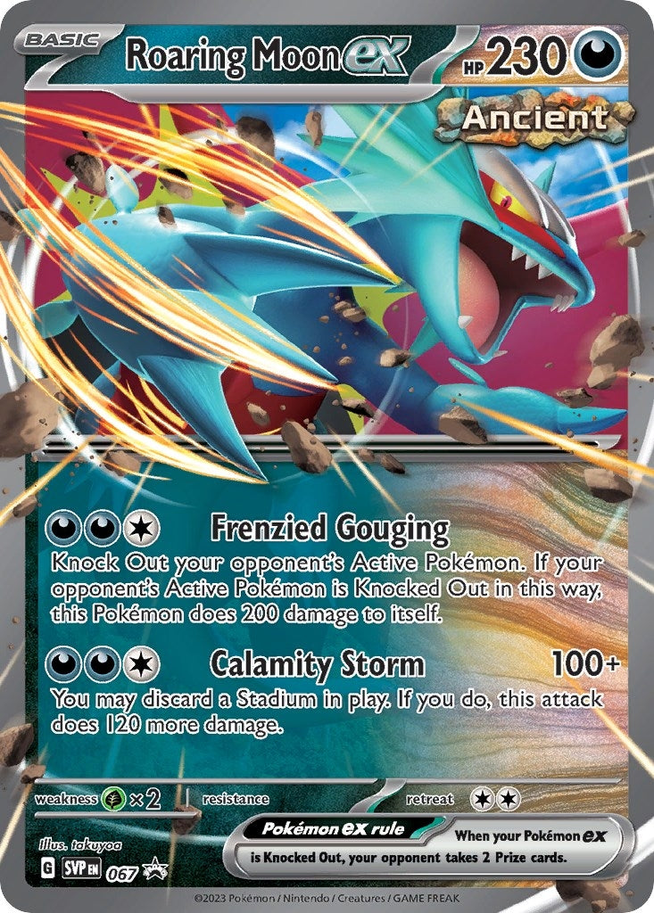 Image for Roaring Moon ex - 067 (067) (SV: Scarlet & Violet Promo Cards) (SVP) - Pokemon