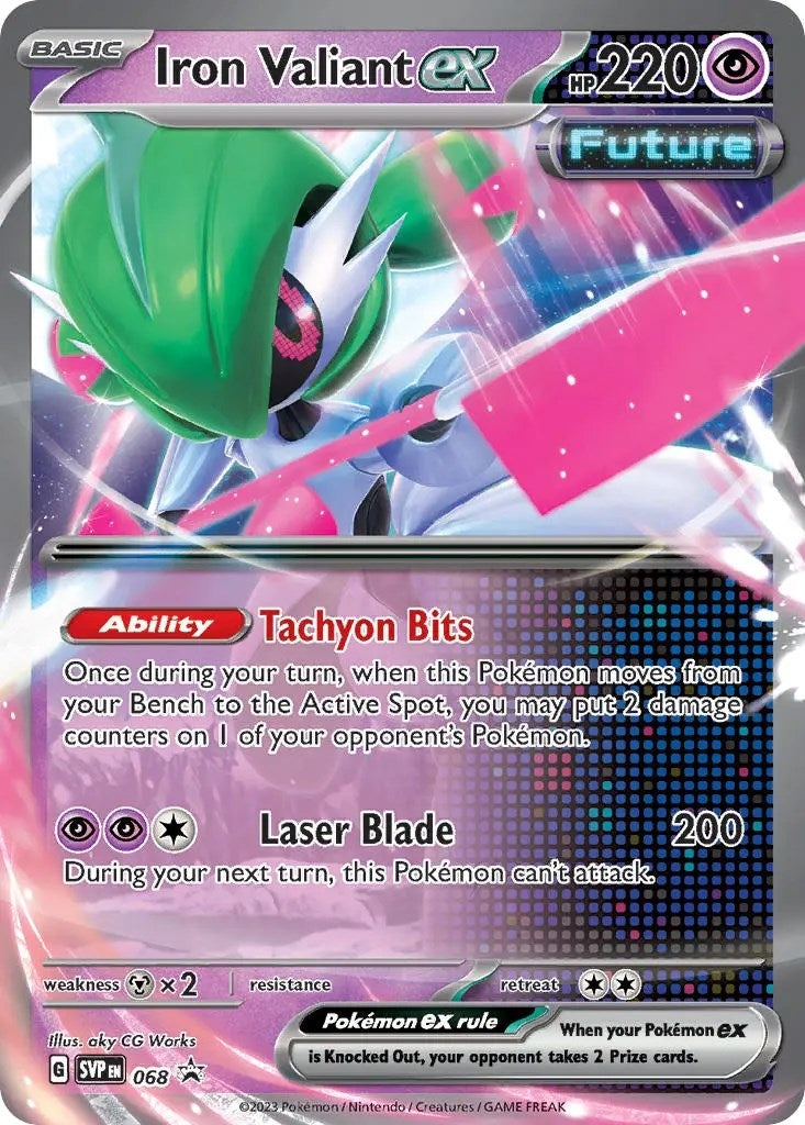 Image for Iron Valiant ex - 068 (068) (SV: Scarlet & Violet Promo Cards) (SVP) - Pokemon