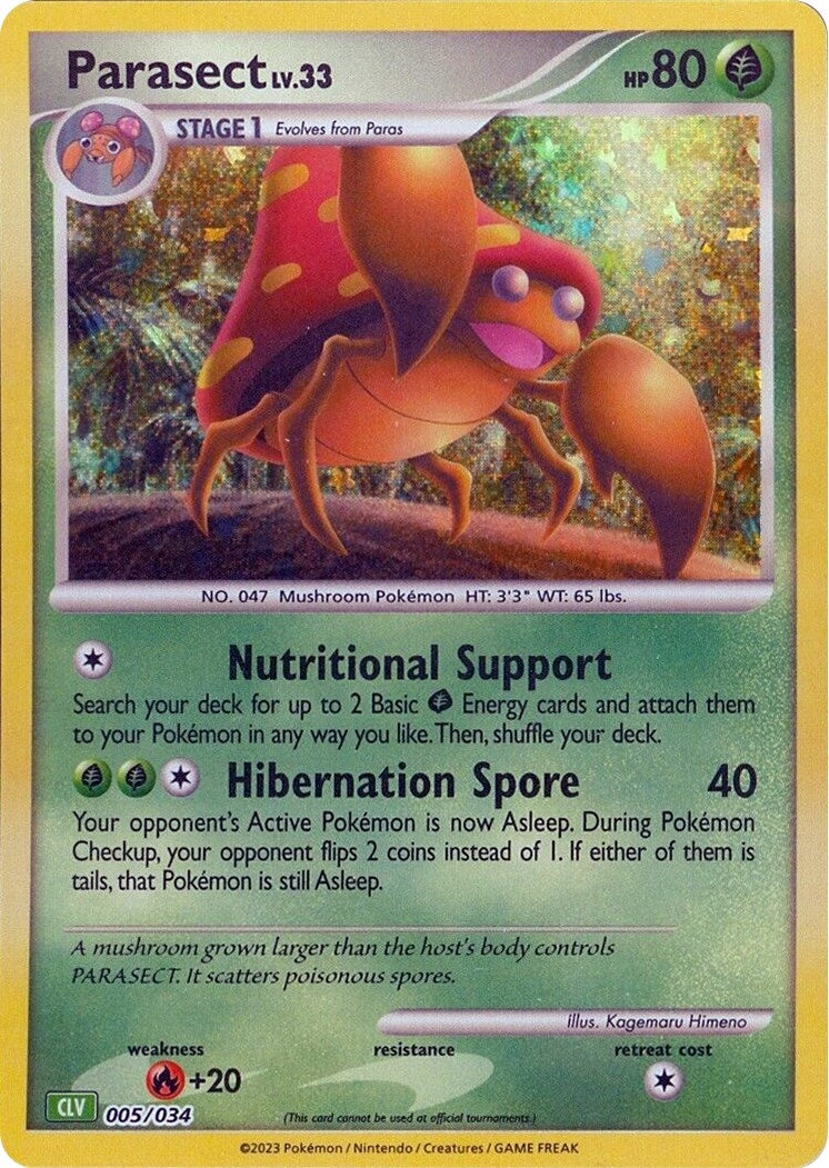 Image for Parasect (005/034) (Trading Card Game Classic) (CL) - Pokemon