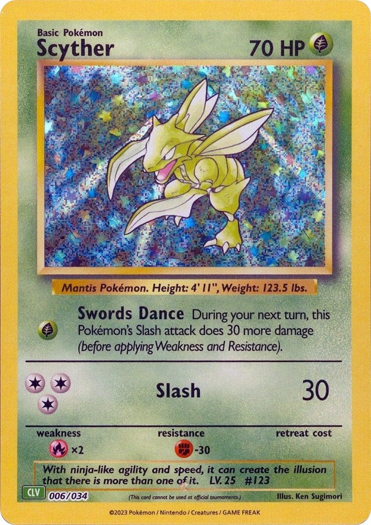Image for Scyther (006/034) (Trading Card Game Classic) (CL) - Pokemon