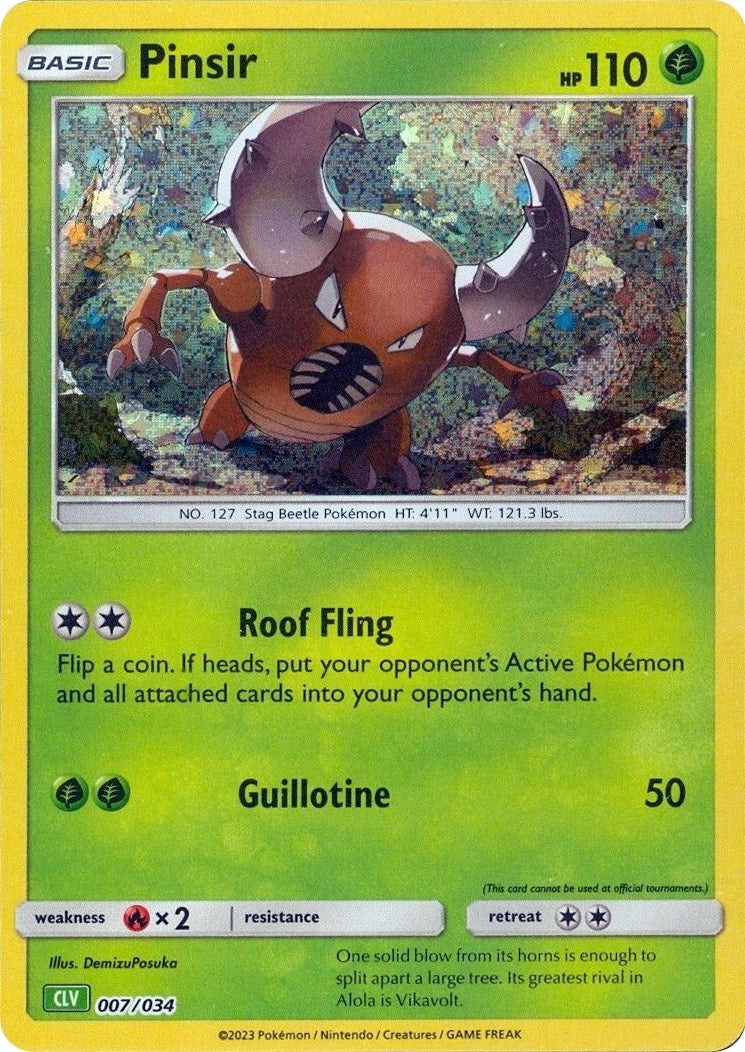 Image for Pinsir (007/034) (Trading Card Game Classic) (CL) - Pokemon