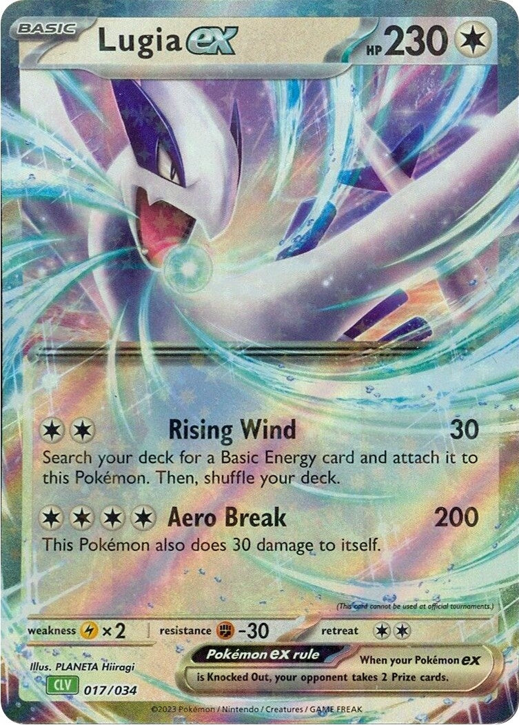 Image for Lugia ex (017/034) (Trading Card Game Classic) (CL) - Pokemon