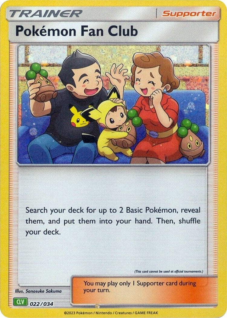 Image for Pokemon Fan Club (CLV) (022/034) (Trading Card Game Classic) (CL) - Pokemon