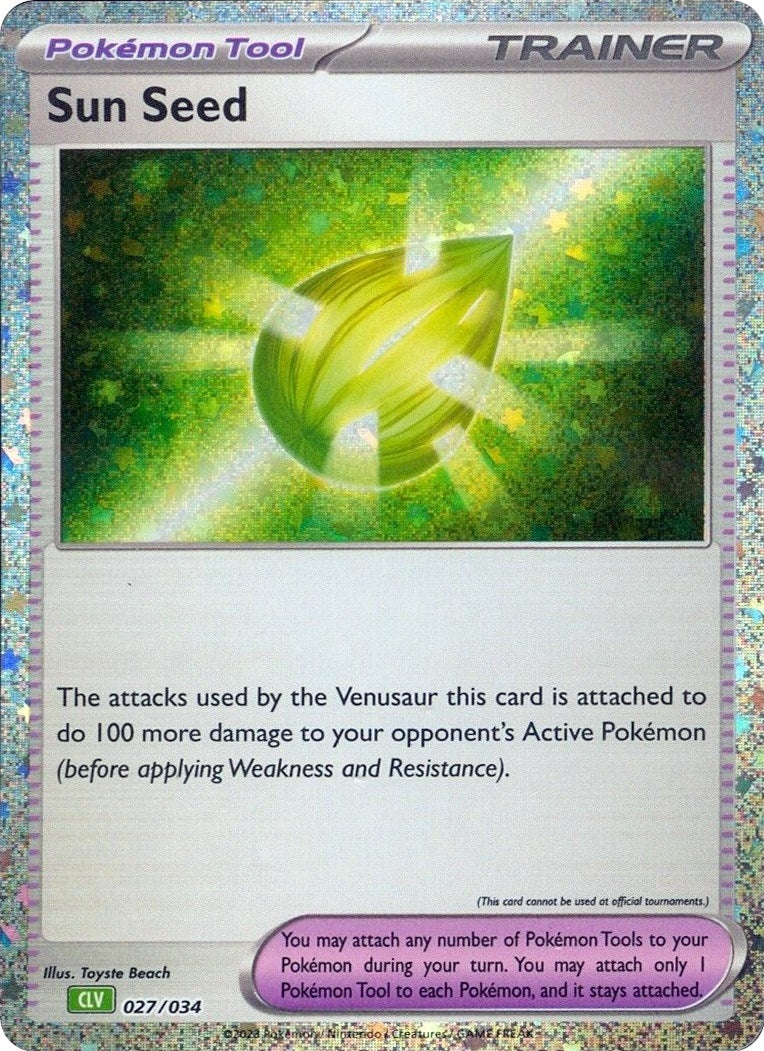 Image for Sun Seed (027/034) (Trading Card Game Classic) (CL) - Pokemon
