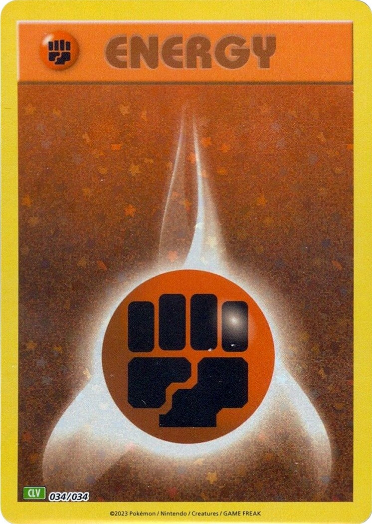 Image for Basic Fighting Energy (034/034) (Trading Card Game Classic) (CL) - Pokemon