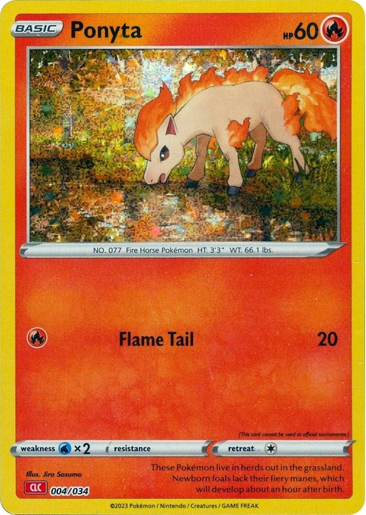 Image for Ponyta (004/034) (Trading Card Game Classic) (CL) - Pokemon