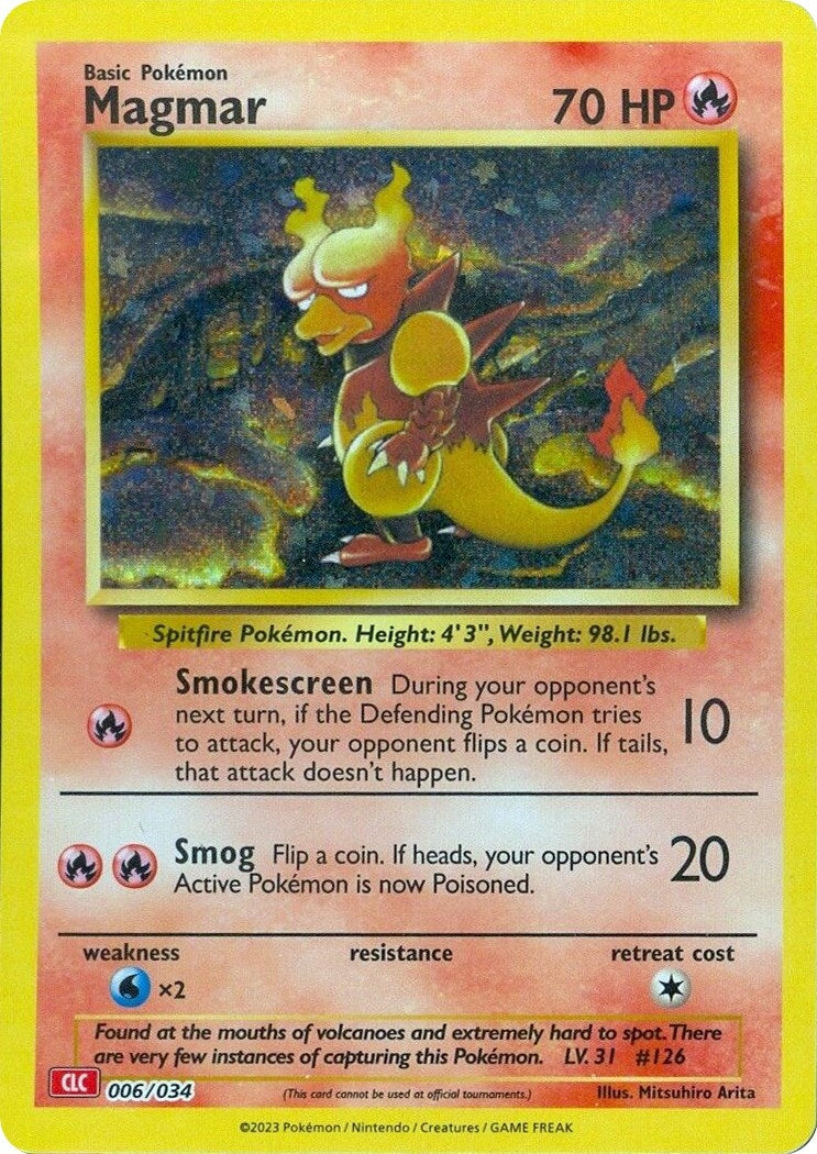 Image for Magmar (006/034) (Trading Card Game Classic) (CL) - Pokemon