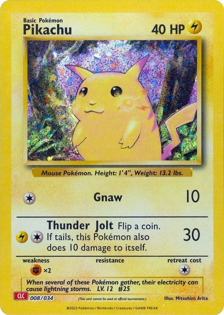 Image for Pikachu (008/034) (Trading Card Game Classic) (CL) - Pokemon