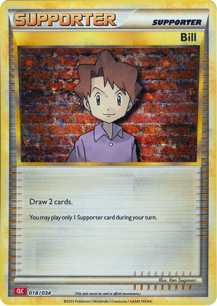 Image for Bill (CLC) (018/034) (Trading Card Game Classic) (CL) - Pokemon