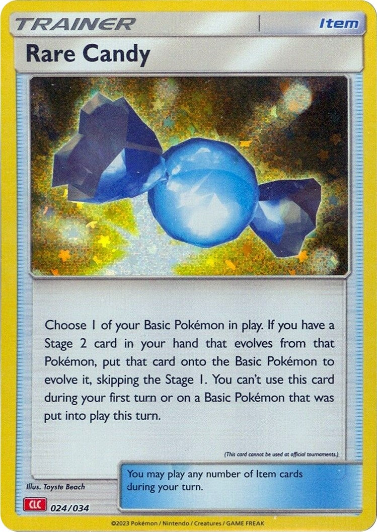 Image for Rare Candy (CLC) (024/034) (Trading Card Game Classic) (CL) - Pokemon