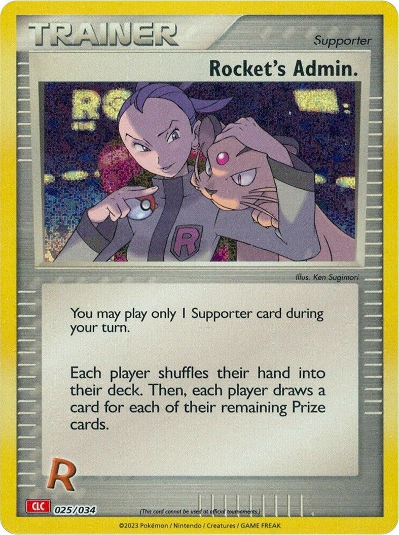 Image for Rocket's Admin. (CLC) (025/034) (Trading Card Game Classic) (CL) - Pokemon