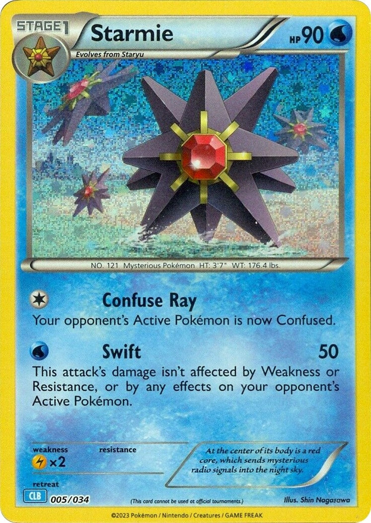 Image for Starmie (005/034) (Trading Card Game Classic) (CL) - Pokemon