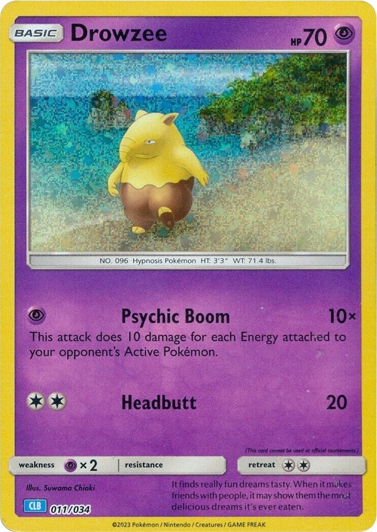 Image for Drowzee (011/034) (Trading Card Game Classic) (CL) - Pokemon