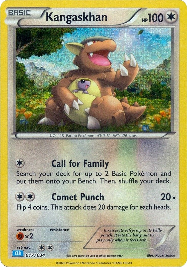 Image for Kangaskhan (017/034) (Trading Card Game Classic) (CL) - Pokemon