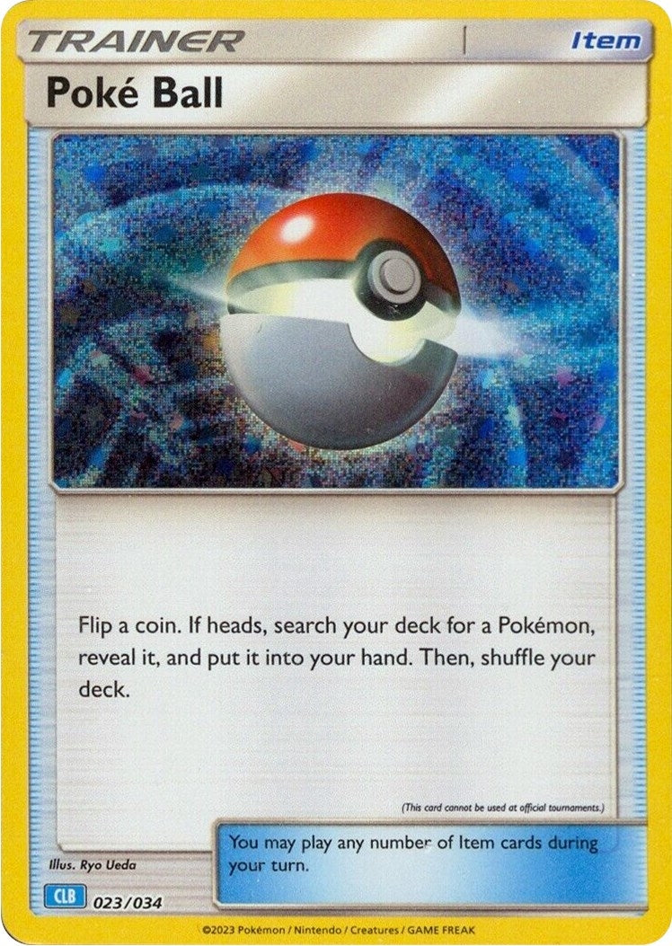 Image for Poke Ball (CLB) (023/034) (Trading Card Game Classic) (CL) - Pokemon