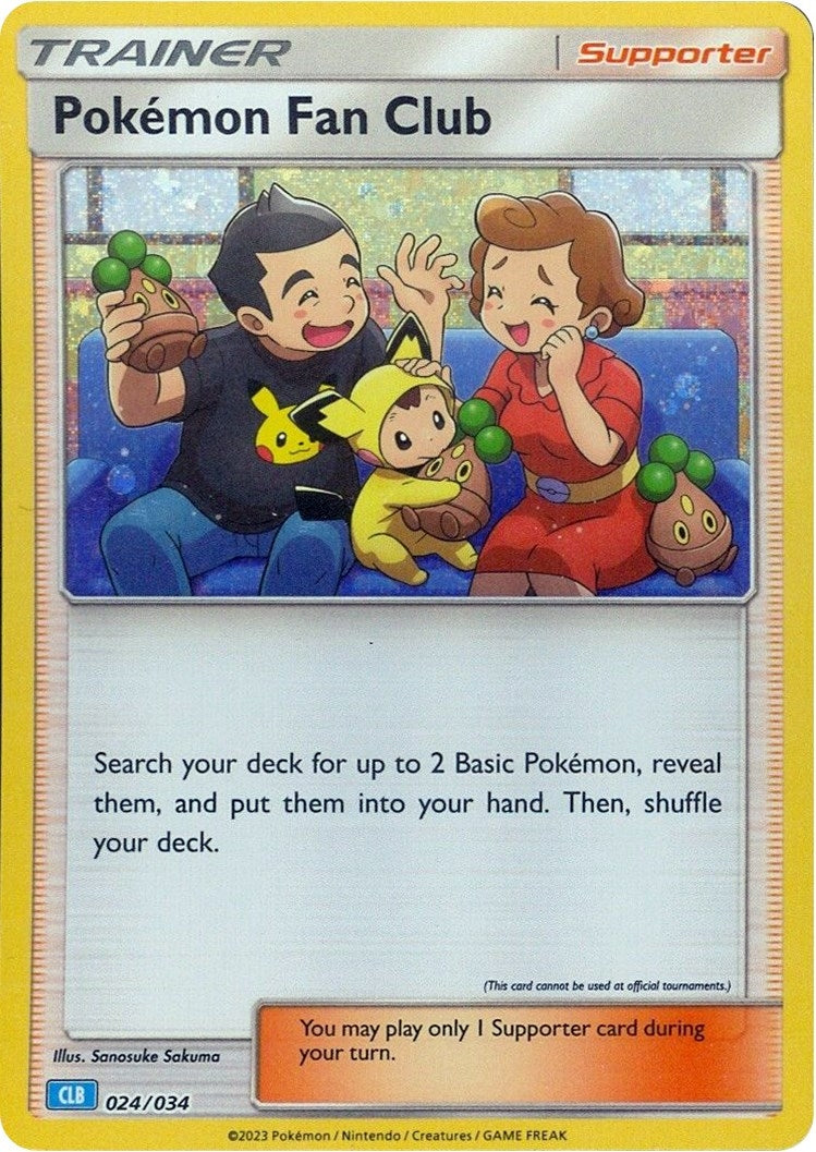 Image for Pokemon Fan Club (CLB) (024/034) (Trading Card Game Classic) (CL) - Pokemon