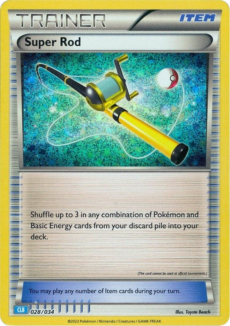 Image for Super Rod (CLB) (028/034) (Trading Card Game Classic) (CL) - Pokemon