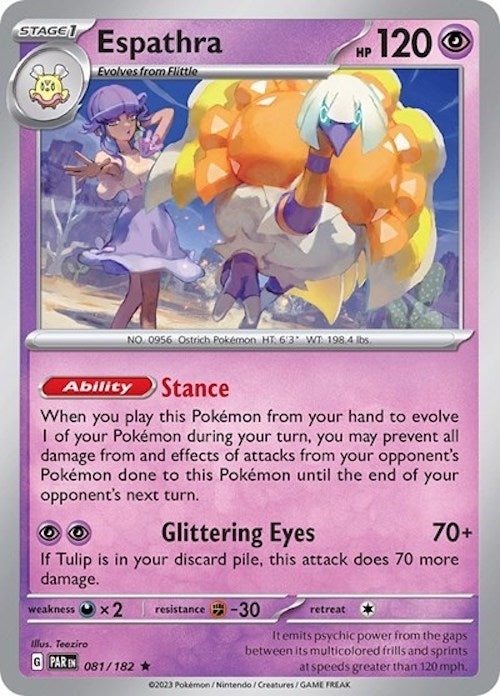 Image for Espathra - 081/182 (Non-Holo) (081/182) (Deck Exclusives) (PR) - Pokemon
