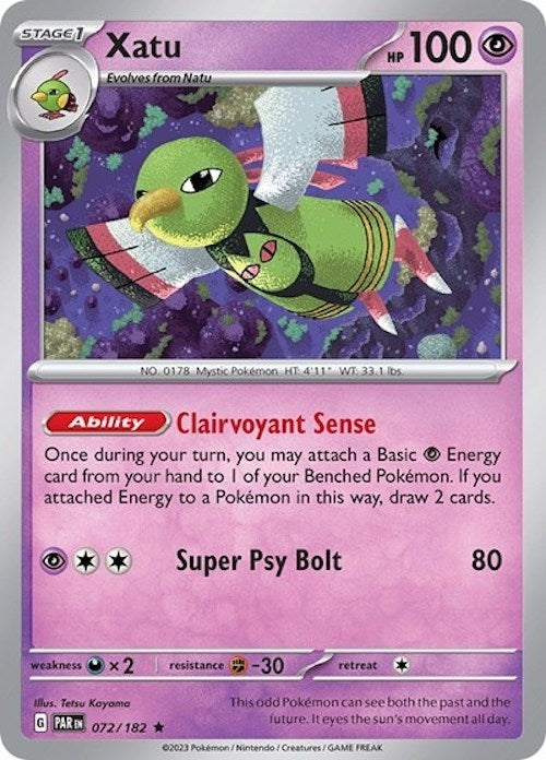 Image for Xatu - 072/182 (Non-Holo) (072/182) (Deck Exclusives) (PR) - Pokemon