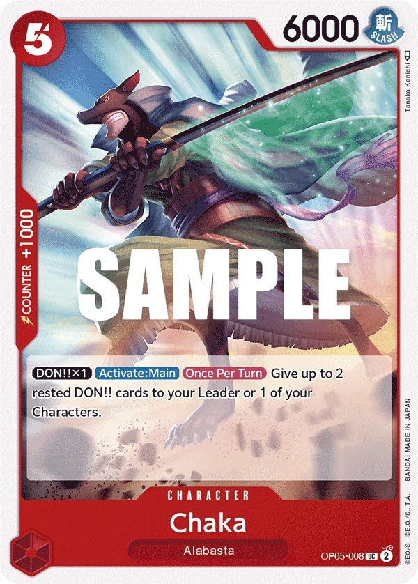 Image for Chaka (OP05-008) (Awakening of the New Era) (OP05) - One Piece Card Game